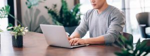 guy on computer