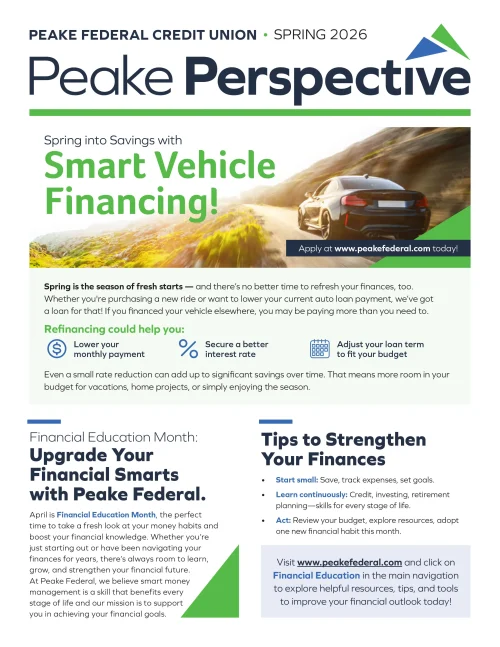Peake Perspective - Spring 2026 Cover